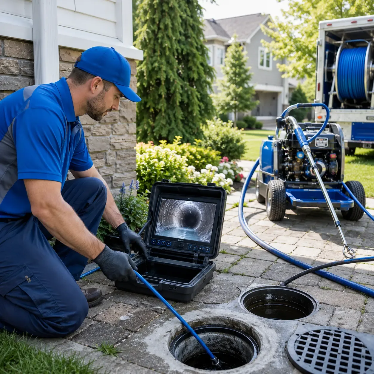 Outdoor drain cleaning professionals serving Delafield, WI