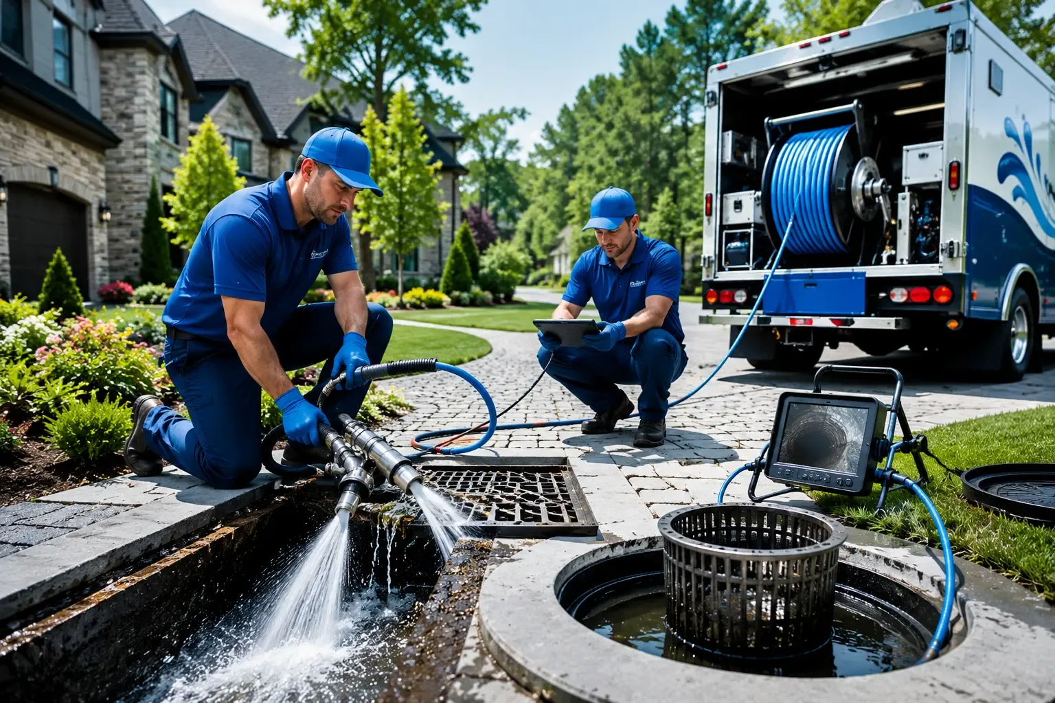 Local outdoor drain cleaning professionals in Delafield, WI