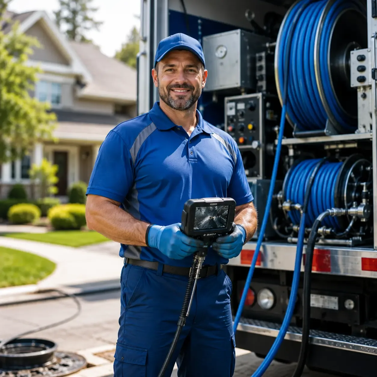 Local outdoor drain cleaning specialists in Delafield, WI